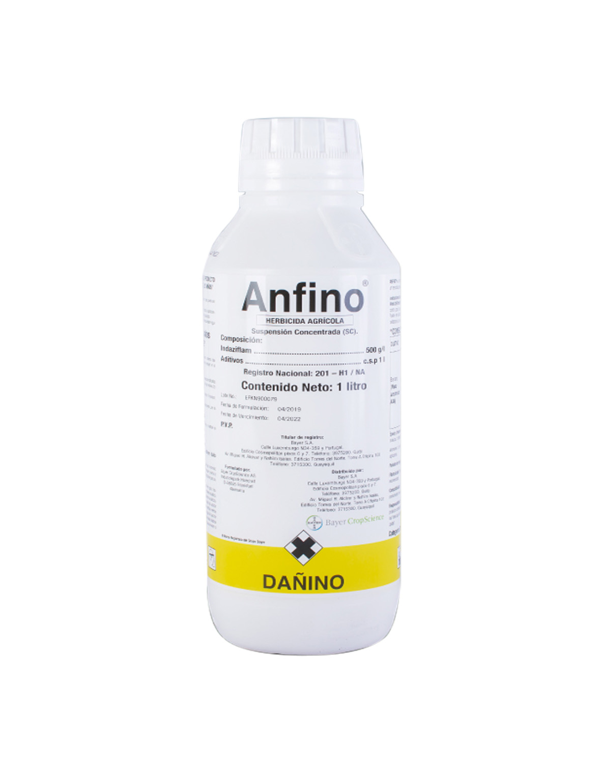Anfino insecticida sistémico para protección de cultivos